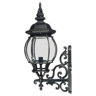 Lighting Inspirations Flinders Large IP44 Outdoor Wall Light Antique Black