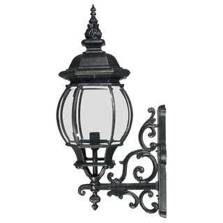 Lighting Inspirations Flinders Medium IP44 Outdoor Wall Light Antique Black