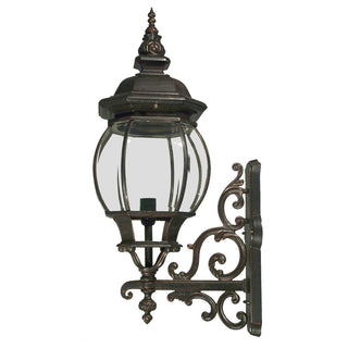 Lighting Inspirations Flinders Medium IP44 Outdoor Wall Light Antique Bronze