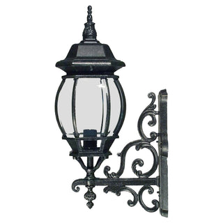 Lighting Inspirations Flinders Small IP44 Outdoor Wall Light Antique Black