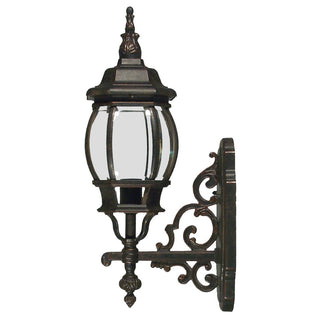Lighting Inspirations Flinders Small IP44 Outdoor Wall Light Antique Bronze