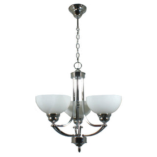 Lighting Inspirations Houston 3 Light 3 Arm Pendant Chrome
