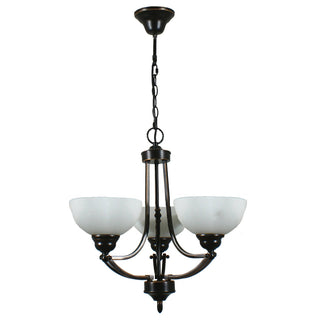 Lighting Inspirations Houston 3 Light 3 Arm Pendant Bronze