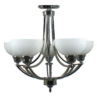 Lighting Inspirations Houston 3 Light Flush Pendant Chrome