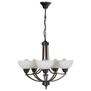 Lighting Inspirations Houston 5 Light Pendant Bronze