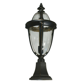 Lighting Inspirations Mayfair Outdoor Pillar Mount Antique Bronze