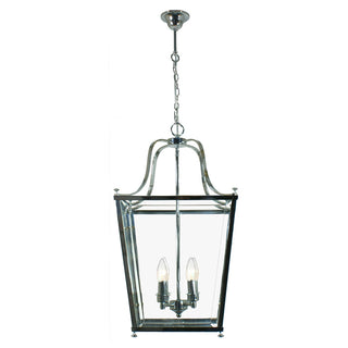 Lighting Inspirations Montana Medium 4 Light Lantern Chrome