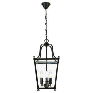 Lighting Inspirations Montana Small 3 Light Lantern Bronze