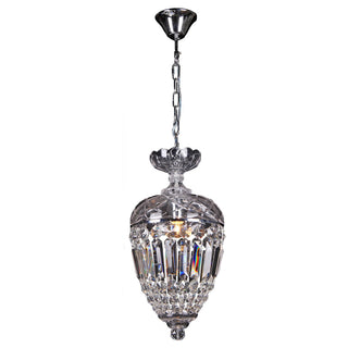 Lighting Inspirations Mozart Crystal Glass Crystal Glass Chandelier Clear Chrome