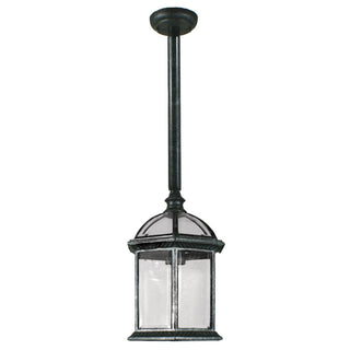 Lighting Inspiration Station Outdoor Rod Pendant Light Antique Black