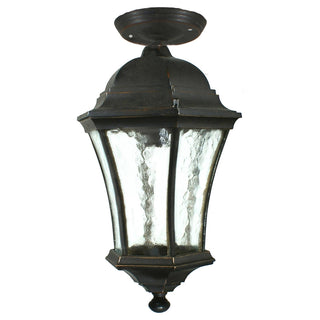 Lighting Inspirations Strand Small Outdoor Under Eave Antique Bronze