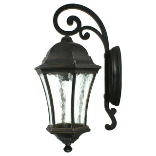 Lighting Inspirations Strand Small Outdoor Wall Light Antique Bronze