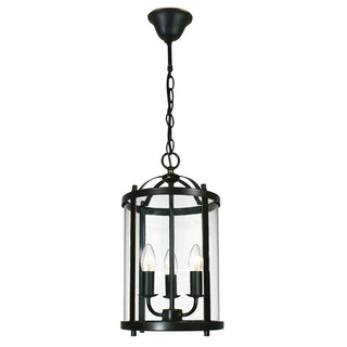 Lighting Inspirations Manor Medium 3 Light Lantern Bronze