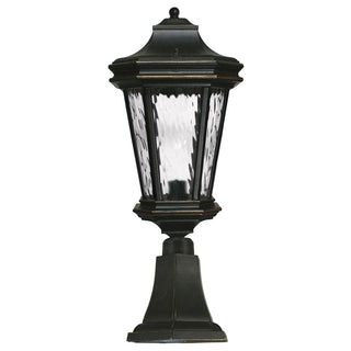 Lighting Inspirations Tilburn Large Outdoor Pillar Mount Antique Bronze