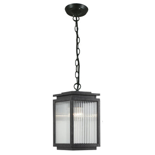 Clearance - Lighting Inspirations Boulevard Small Indoor Chain Pendant Light Antique Black