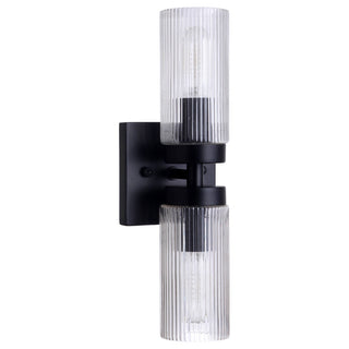 Lighting Inspirations Chester 2 Light Wall Bracket Black