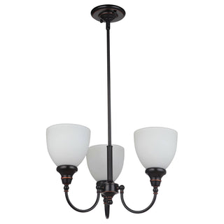 Lighting Inspirations Benson Upwards 3 Light Pendant Bronze