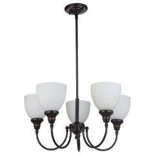 Lighting Inspirations Benson Upwards 5 Light Pendant Bronze