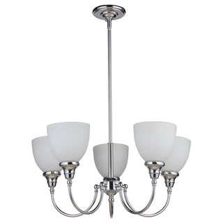 Lighting Inspirations Benson Upwards 5 Light Pendant Chrome