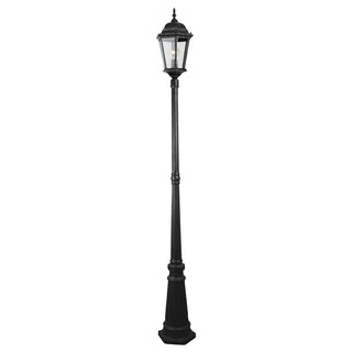 Lighting Inspirations Junction Medium Standard Outdoor Garden Post Light Antique Black