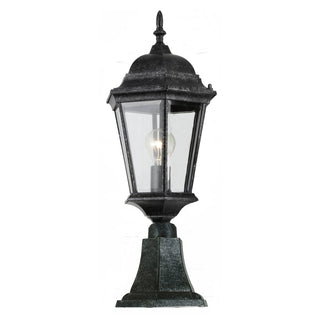 Lighting Inspiration Junction Medium Outdoor Pillar Mount Antique Black