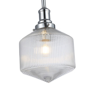 Lighting Inspirations Jefferson Small Pendant Clear Chrome