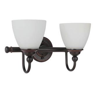 Lighting Inspirations Nova 2 Light Wall Bracket Bronze