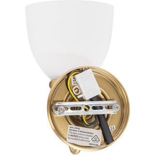 Lighting Inspirations Benson 1 Light Wall Bracket Satin Brass