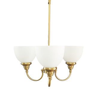 Lighting Inspirations Benson Upwards 3 Light Pendant Satin Brass