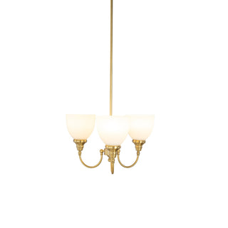 Lighting Inspirations Benson Upwards 3 Light Pendant Satin Brass