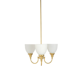Lighting Inspirations Benson Upwards 3 Light Pendant Satin Brass