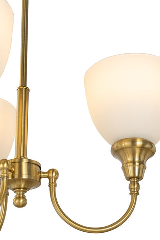 Lighting Inspirations Benson Upwards 3 Light Pendant Satin Brass