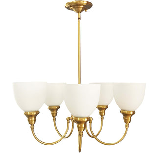 Lighting Inspirations Benson Upwards 5 Light Pendant Satin Brass