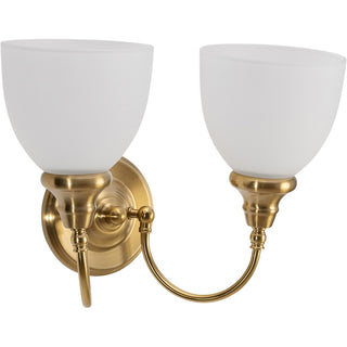 Lighting Inspirations Benson 2 Light Wall Bracket Satin Brass