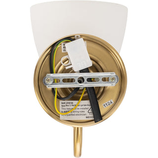 Lighting Inspirations Nova 1 Light Wall Bracket Satin Brass