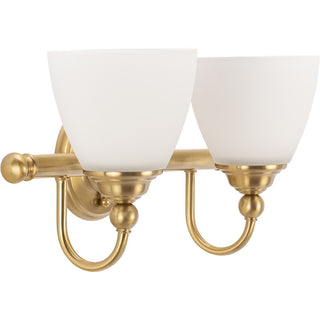Lighting Inspirations Nova 2 Light Wall Bracket Satin Brass