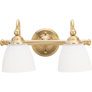 Lighting Inspirations Nova 2 Light Wall Bracket Satin Brass