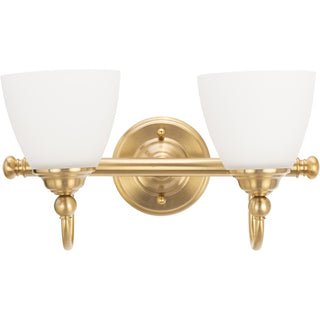 Lighting Inspirations Nova 2 Light Wall Bracket Satin Brass