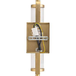 Lighting Inspirations Rockford 2 Light Wall Satin Brass
