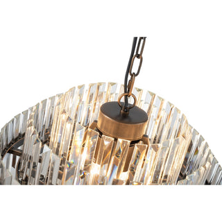 Lighting Inspirations Evelyn Medium 50cm 4 Light Chandelier Antique Brass