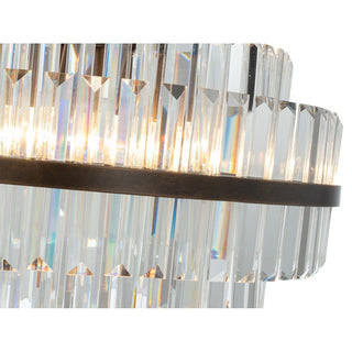 Lighting Inspirations Evelyn Medium 50cm 4 Light Chandelier Antique Brass