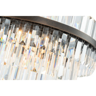 Lighting Inspirations Evelyn Medium 50cm 4 Light Chandelier Antique Brass