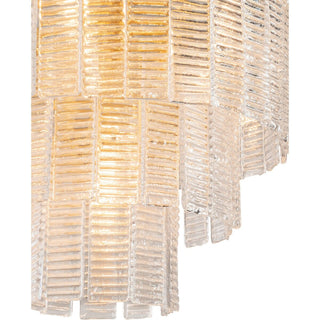 Lighting Inspirations Alara Small 40cm 3 Tier 5 Light Chandelier Satin Brass