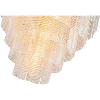 Lighting Inspirations Alara Medium 60cm 9 Light 5 Tier Chandelier Satin Brass