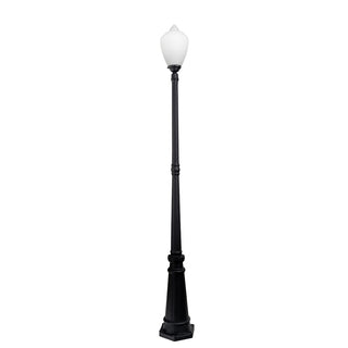Lighting Inspirations Newry Large Standard Outdoor Garden Post Light Matte Black