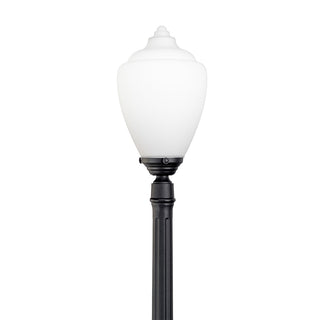 Lighting Inspirations Newry Large Standard Outdoor Garden Post Light Matte Black