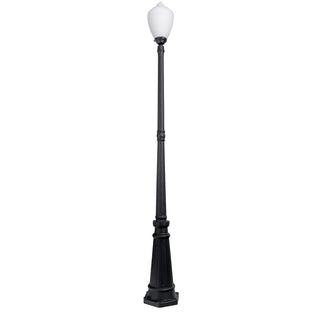 Lighting Inspirations Newry Large Standard Outdoor Garden Post Light Matte Black