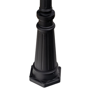 Lighting Inspirations Newry Large Standard Outdoor Garden Post Light Matte Black