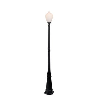 Lighting Inspirations Newry Large Standard Outdoor Garden Post Light Matte Black