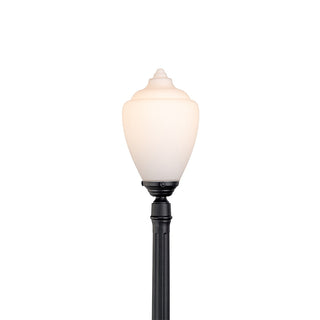 Lighting Inspirations Newry Large Standard Outdoor Garden Post Light Matte Black